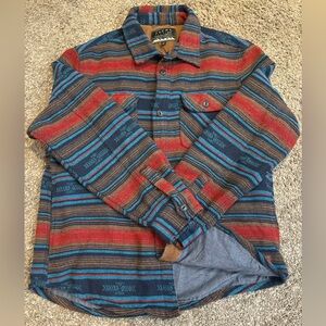 Jachs Flannel Jacket Men’s Large Multi-Color